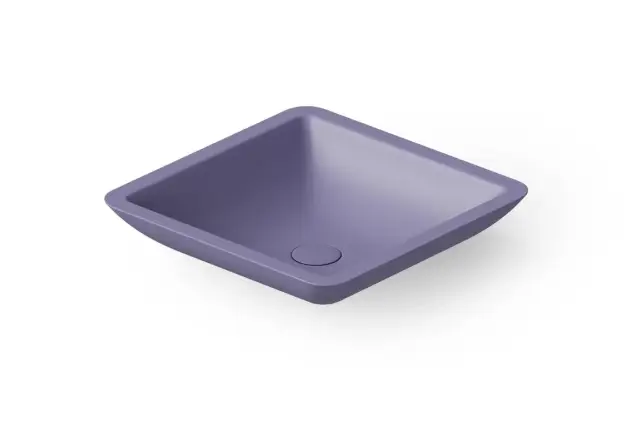 Dea Design Раковина чаша 42,5x42,5x10,5h см, Solid Surface, цвет: lilac DD9003 425 14