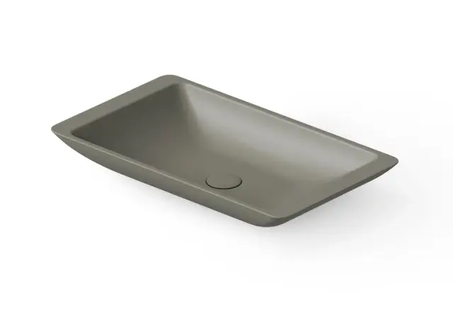 Dea Design Раковина чаша 60x35x9h см, Solid Surface, цвет: light grey DD9002 600 4