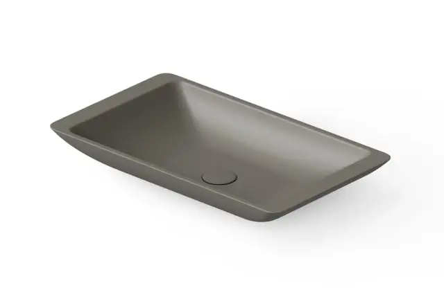 Dea Design Раковина чаша 60x35x9h см, Solid Surface, цвет: grey DD9002 600 3