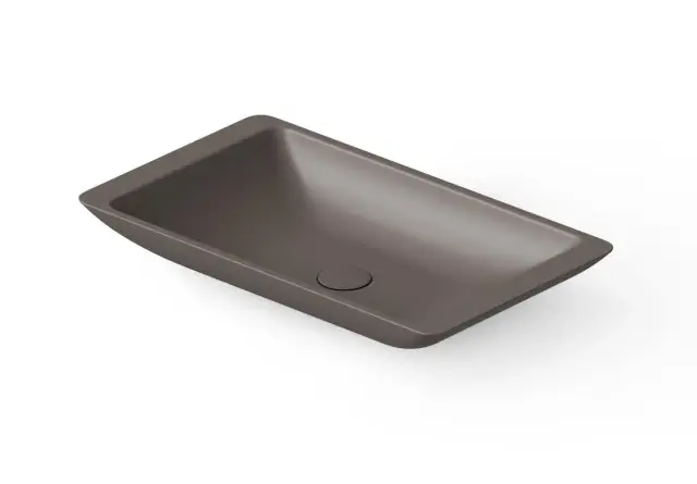 Dea Design Раковина чаша 60x35x9h см, Solid Surface, цвет: grey brown DD9002 600 6