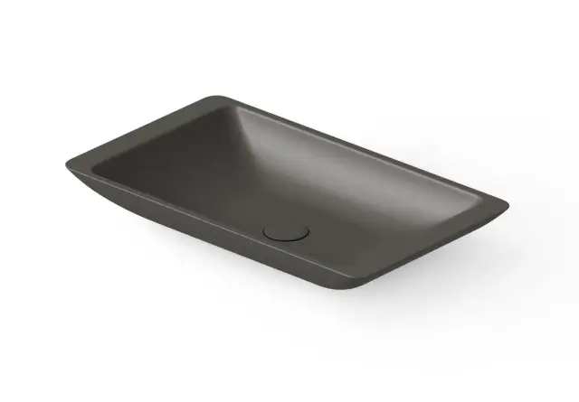 Dea Design Раковина чаша 60x35x9h см, Solid Surface, цвет: graphite DD9002 600 5