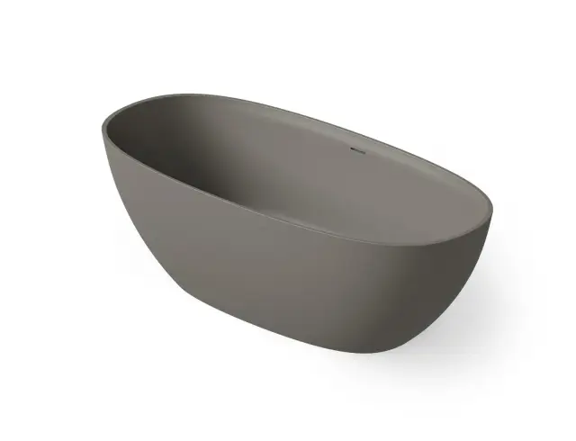 Dea Design Edge Ванна из Solid Surface отдельностоящая 170x78 см, цвет: grey DD8928 1700 3