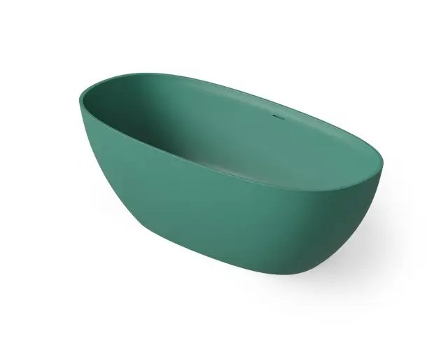 Dea Design Edge Ванна из Solid Surface отдельностоящая 150x73 см, цвет: green DD8928 1500 10