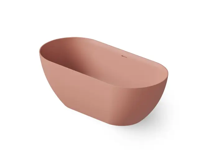 Dea Design Edge Ванна из Solid Surface отдельностоящая 160x75 см, цвет: lotus DD8919 1600 13