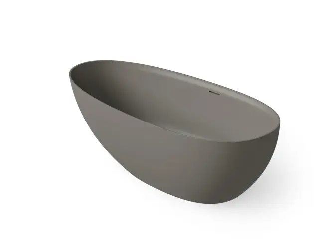 Dea Design Edge Ванна из Solid Surface отдельностоящая 170x78 см, цвет: grey DD8908 1700 3
