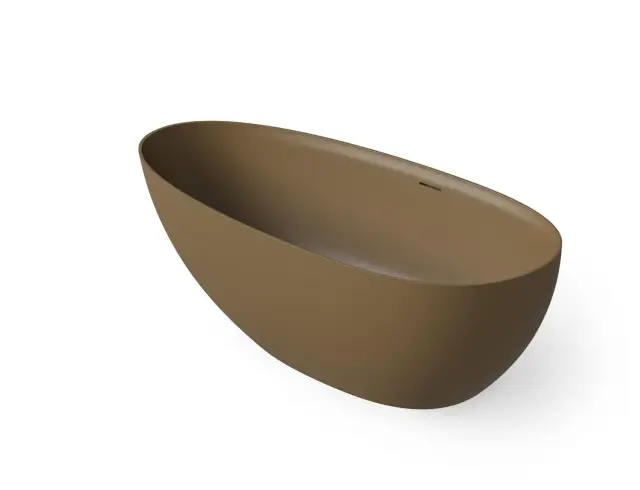 Dea Design Edge Ванна из Solid Surface отдельностоящая 160x76 см, цвет: dark camel DD8908 1600 1