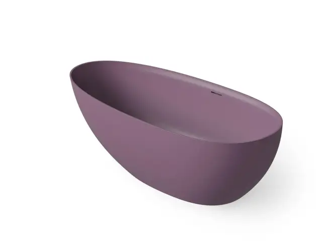 Dea Design Edge Ванна из Solid Surface отдельностоящая 140x76 см, цвет: lavender DD8908 1400 8