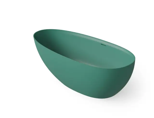 Dea Design Edge Ванна из Solid Surface отдельностоящая 150x76 см, цвет: green DD8908 1500 10