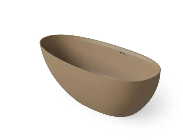 Dea Design Edge Ванна из Solid Surface отдельностоящая 140x76 см, цвет: light camel DD8908 1400 2