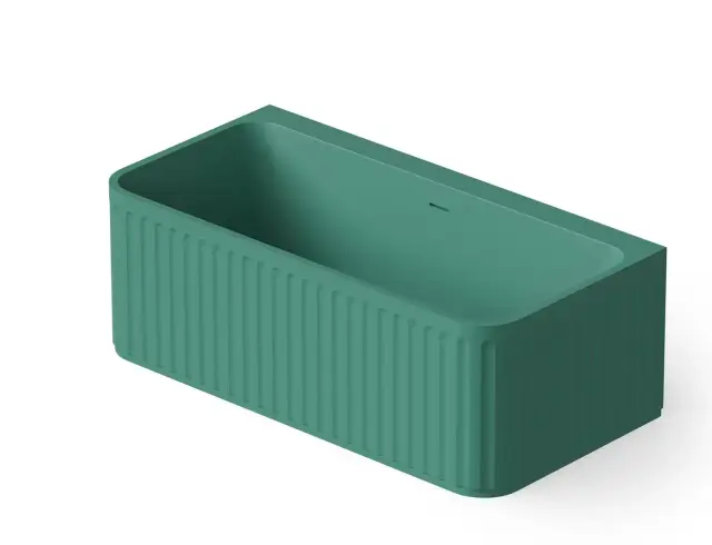 Dea Design Stripes Ванна из Solid Surface отдельностоящая 160x80 см, цвет: green DD8805 1600 10