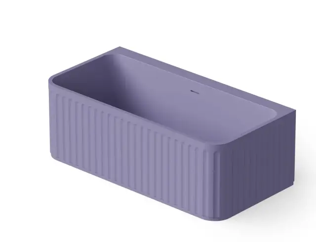 Dea Design Stripes Ванна из Solid Surface отдельностоящая 160x80 см, цвет: lilac DD8805 1600 14