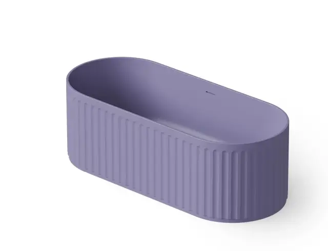 Dea Design Stripes Ванна из Solid Surface отдельностоящая 170x72 см, цвет: lilac DD8804 1700 14