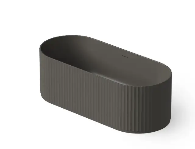 Dea Design Stripes Ванна из Solid Surface отдельностоящая 170x72 см, цвет: graphite DD8803 1700 5