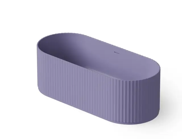 Dea Design Stripes Ванна из Solid Surface отдельностоящая 170x72 см, цвет: lilac DD8803 1700 14