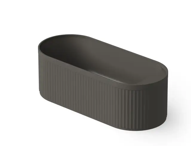 Dea Design Stripes Ванна из Solid Surface отдельностоящая 171x72 см, цвет: graphite DD8801 1710 5