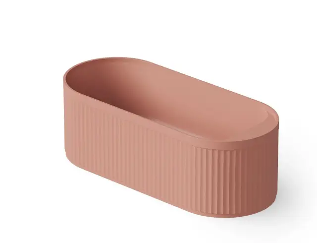 Dea Design Stripes Ванна из Solid Surface отдельностоящая 171x72 см, цвет: lotus DD8801 1710 13