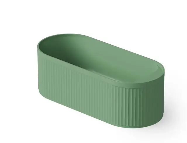 Dea Design Stripes Ванна из Solid Surface отдельностоящая 171x72 см, цвет: mint DD8801 1710 12
