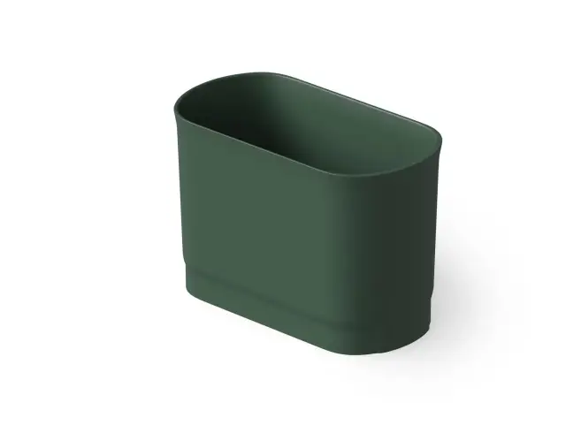 Dea Design Single Ванна из Solid Surface отдельностоящая 110x58 см, цвет: dark green DD8701 1100 11