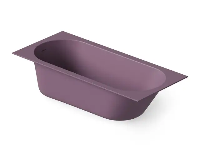 Dea Design Ease Ванна из Solid Surface, встраиваемая 180x80 см, цвет: lavender DD8676 1800 8