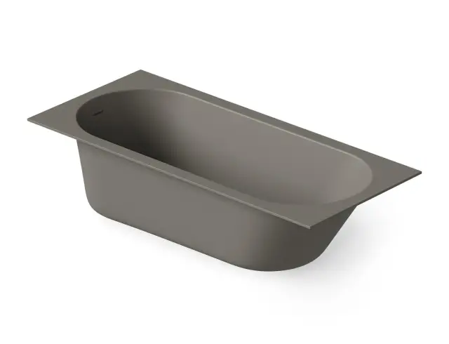 Dea Design Ease Ванна из Solid Surface, встраиваемая 180x80 см, цвет: grey DD8676 1800 3