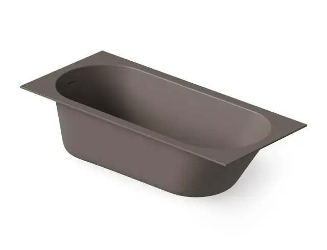 Dea Design Ease Ванна из Solid Surface, встраиваемая 170x75 см, цвет: grey brown DD8676 1700 6