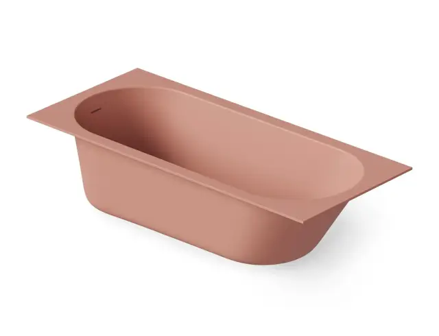 Dea Design Ease Ванна из Solid Surface, встраиваемая 170x75 см, цвет: lotus DD8676 1700 13