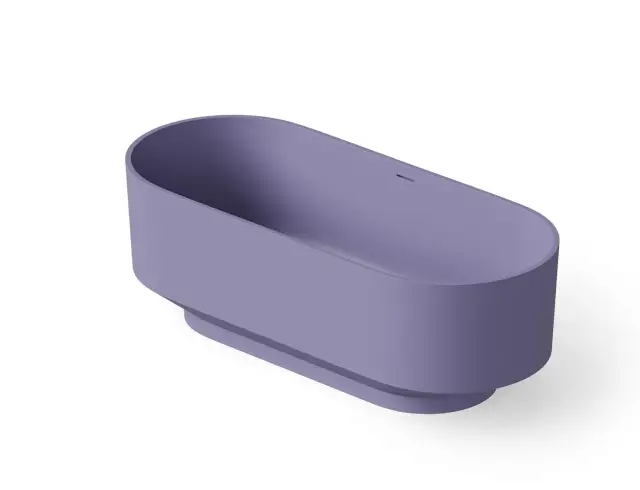 Dea Design Shadow Ванна из Solid Surface отдельностоящая 170x72 см, цвет: lilac DD8675 1700 14