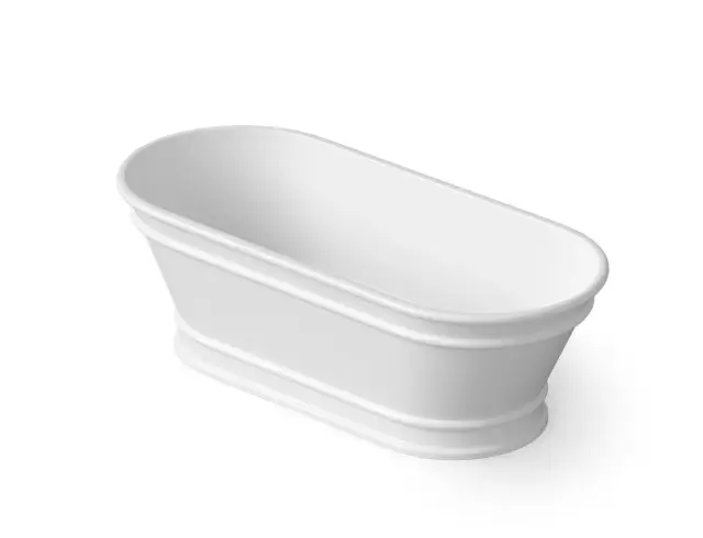 Dea Design Shadow Ванна из Solid Surface отдельностоящая 175x75 см, цвет: white DD8674 1750 18