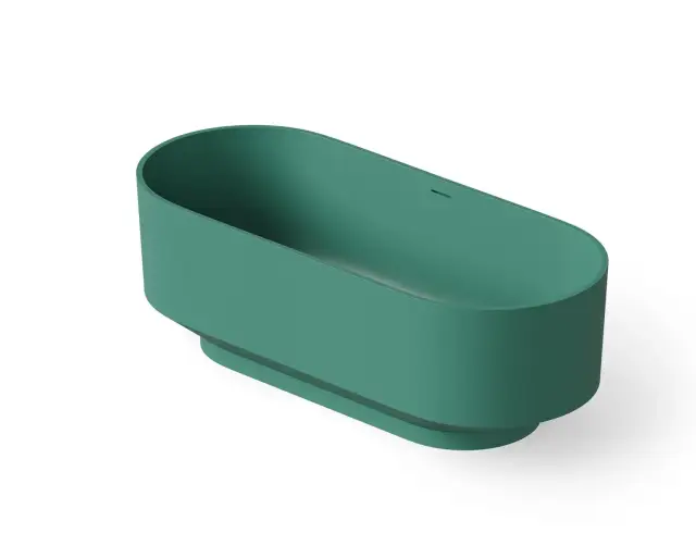 Dea Design Shadow Ванна из Solid Surface отдельностоящая 170x72 см, цвет: green DD8675 1700 10