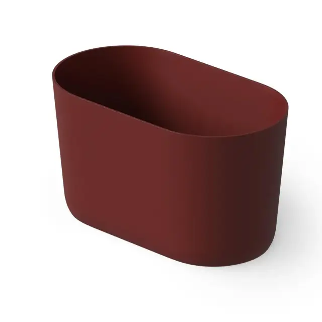 Dea Design Single Ванна из Solid Surface отдельностоящая 135x75 см, цвет: red wine DD8673 1350 17