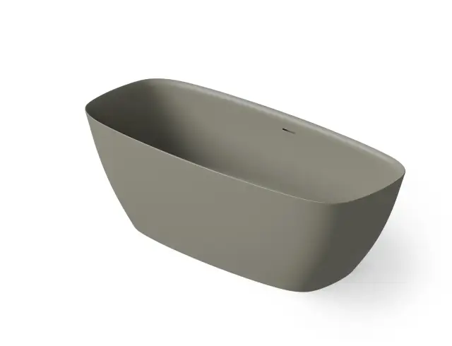 Dea Design Edge Ванна из Solid Surface отдельностоящая 170x72 см, цвет: light grey DD8671 1700 4