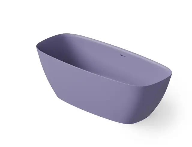 Dea Design Edge Ванна из Solid Surface отдельностоящая 170x72 см, цвет: lilac DD8671 1700 14