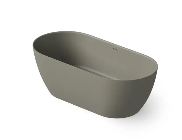 Dea Design Edge Ванна из Solid Surface отдельностоящая 150x75 см, цвет: light grey DD8670 1500 4