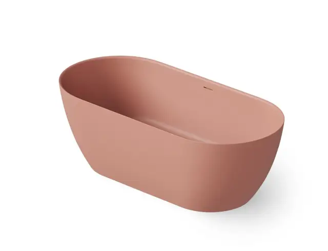 Dea Design Edge Ванна из Solid Surface отдельностоящая 150x75 см, цвет: lotus DD8670 1500 13