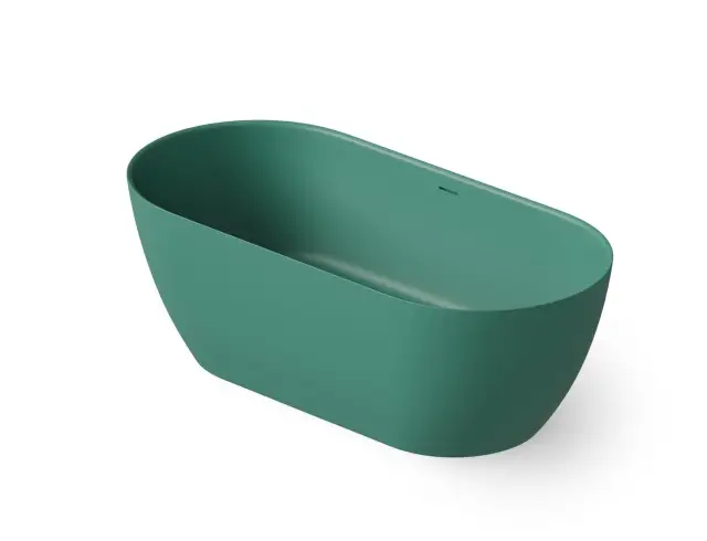 Dea Design Edge Ванна из Solid Surface отдельностоящая 150x75 см, цвет: green DD8670 1500 10