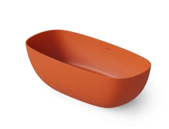 Dea Design Modern Ванна из Solid Surface отдельностоящая 180x85 см, цвет: orange DD8666 1800 7