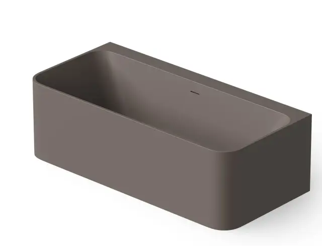 Dea Design Modern Ванна из Solid Surface отдельностоящая 180x80 см, цвет: grey brown DD8665 1800 6