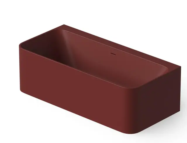 Dea Design Modern Ванна из Solid Surface отдельностоящая 170x80 см, цвет: red wine DD8665 1700 17