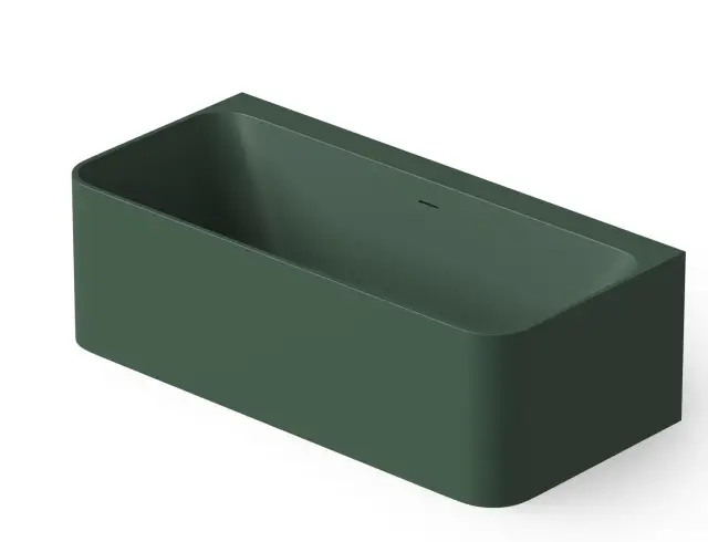 Dea Design Modern Ванна из Solid Surface отдельностоящая 170x80 см, цвет: dark green DD8665 1700 11
