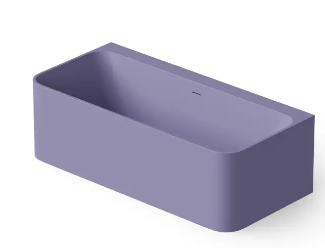 Dea Design Modern Ванна из Solid Surface отдельностоящая 170x80 см, цвет: lilac DD8665 1700 14