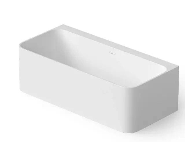 Dea Design Modern Ванна из Solid Surface отдельностоящая 160x80 см, цвет: white DD8665 1600 18