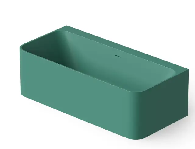 Dea Design Modern Ванна из Solid Surface отдельностоящая 160x80 см, цвет: green DD8665 1600 10