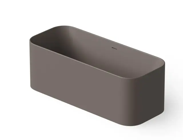 Dea Design Soul Ванна из Solid Surface отдельностоящая 170x70 см, цвет: grey brown DD8658 1700 6