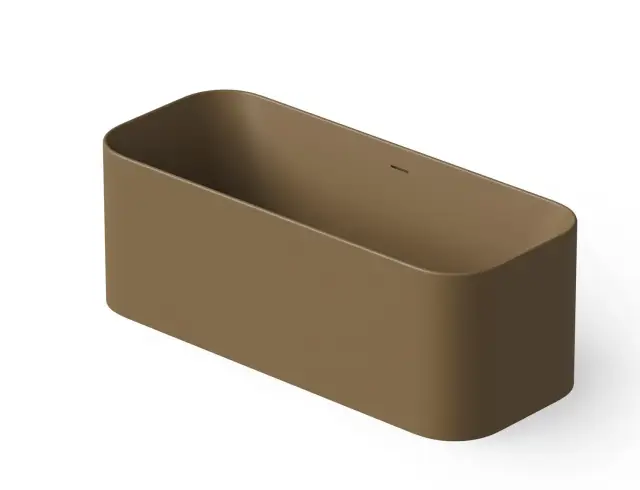 Dea Design Soul Ванна из Solid Surface отдельностоящая 170x70 см, цвет: dark camel DD8658 1700 1