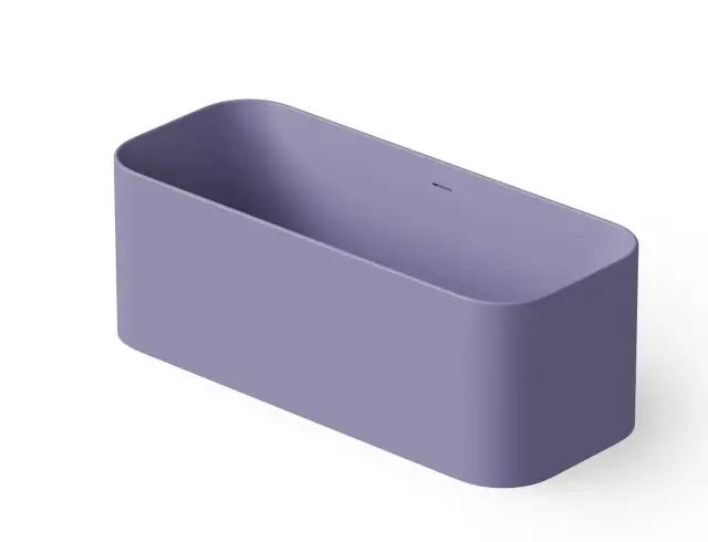 Dea Design Soul Ванна из Solid Surface отдельностоящая 170x70 см, цвет: lilac DD8658 1700 14