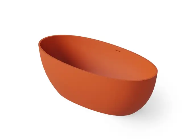 Dea Design Nature Ванна из Solid Surface отдельностоящая 170x80 см, цвет: orange DD8647 1700 7