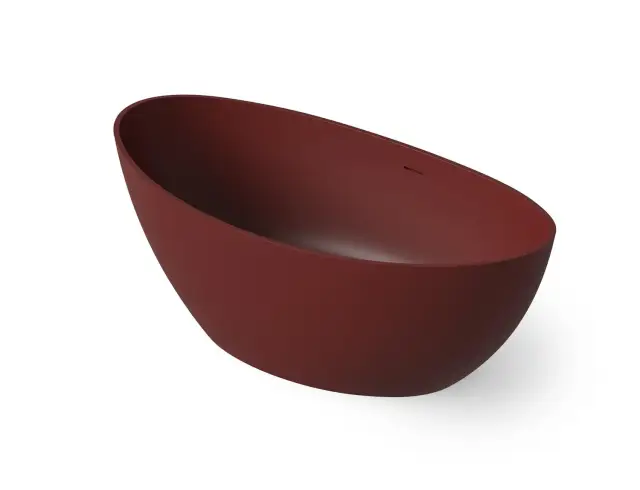 Dea Design Elegant Ванна из Solid Surface отдельностоящая 180x90 см, цвет: red wine DD8643 1800 17
