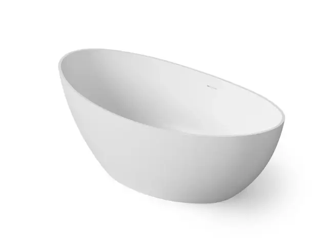 Dea Design Elegant Ванна из Solid Surface отдельностоящая 160x80 см, цвет: white DD8643 1600 18