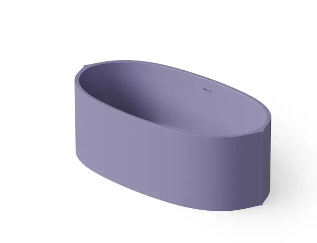 Dea Design Nature Ванна из Solid Surface отдельностоящая 162x82 см, цвет: lilac DD8640 1620 14