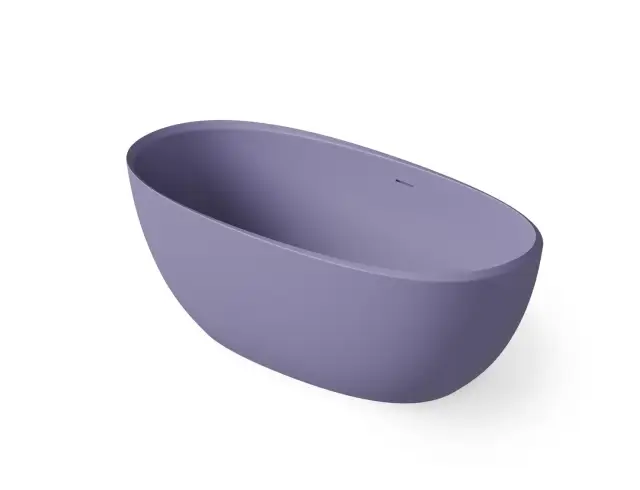 Dea Design Nature Ванна из Solid Surface отдельностоящая 165x80 см, цвет: lilac DD8639 1650 14